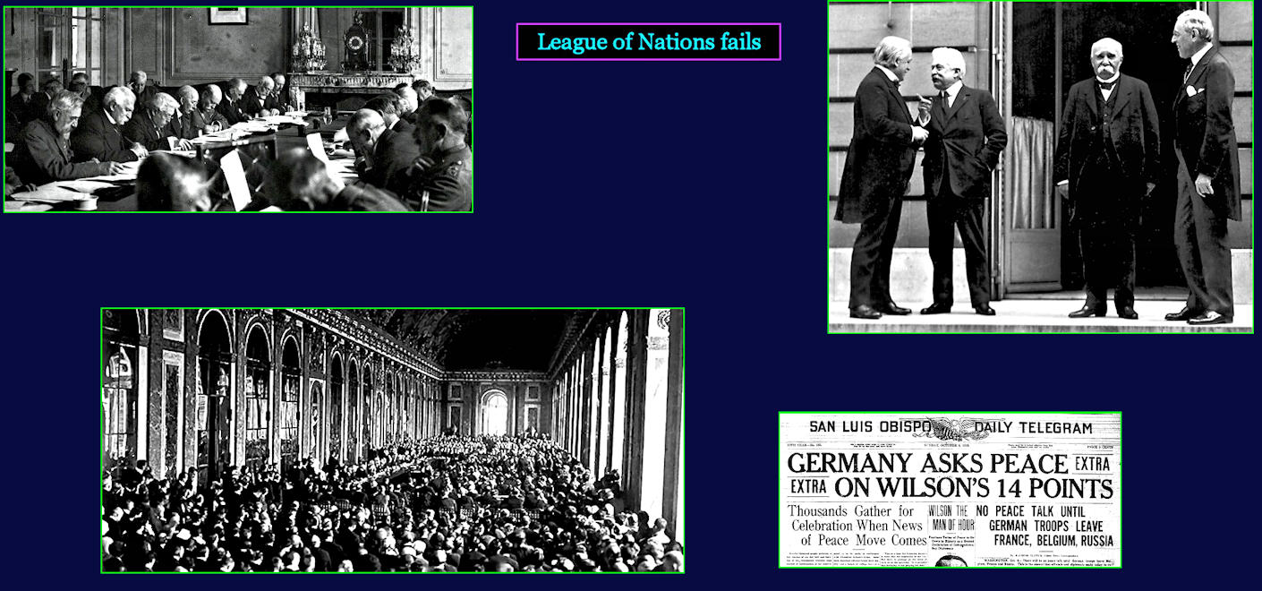 Versailles and League of Nations, 1918